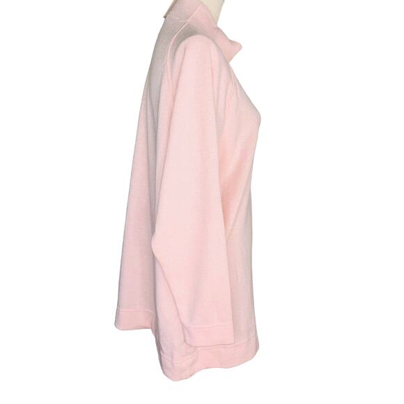 NY & Co Sweater Pink Medium Long Sleeves Mock Turtleneck Soft New - Picture 5 of 11